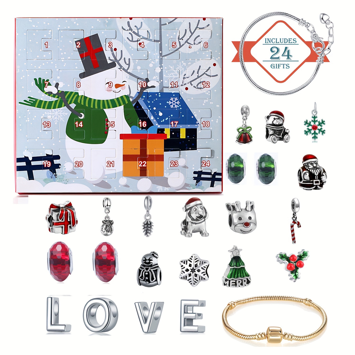 Snowman Christmas Advent Calen - Advent Calendar Gift ulasan dan harga