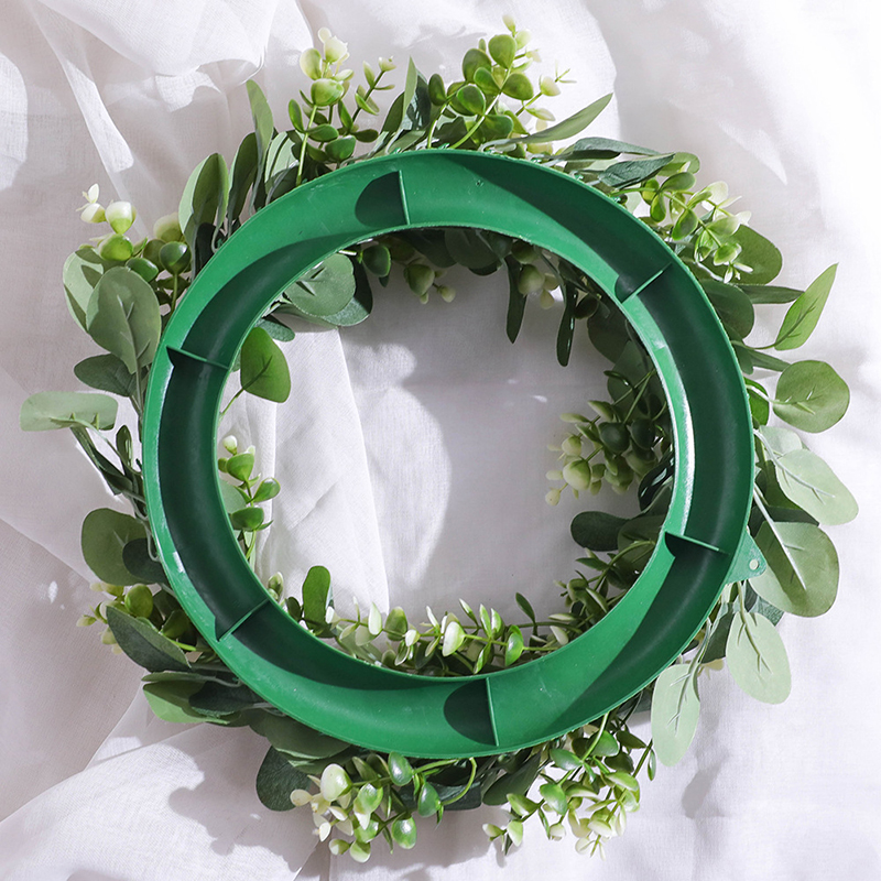 Eucalyptus Wreath Flowers Gift - Christmas Wreath Fake ulasan dan harga