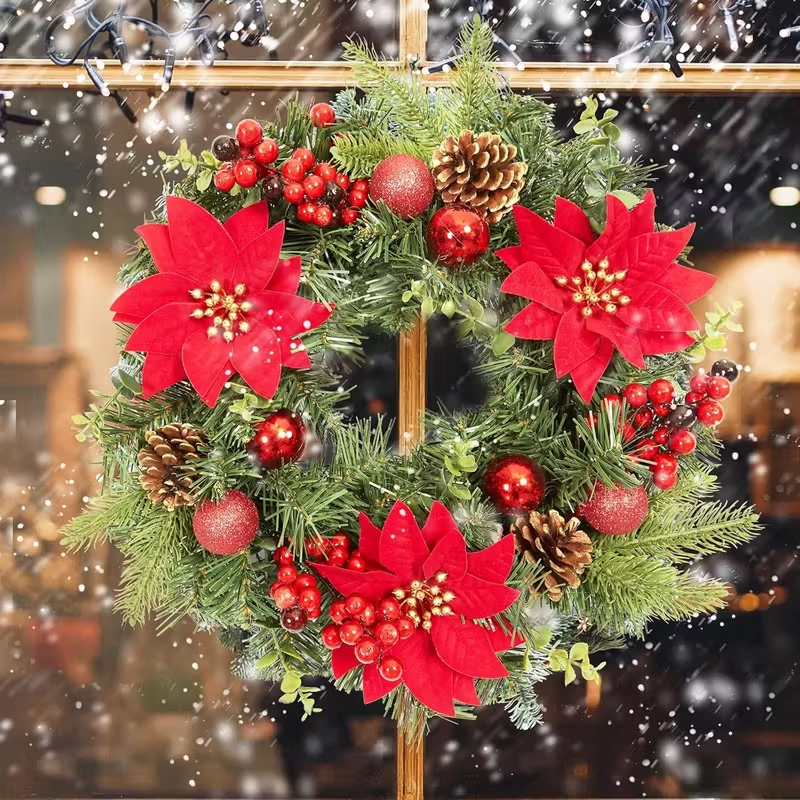 Artificial Pine Christmas Wrea - Christmas Tree Artificial ulasan dan harga