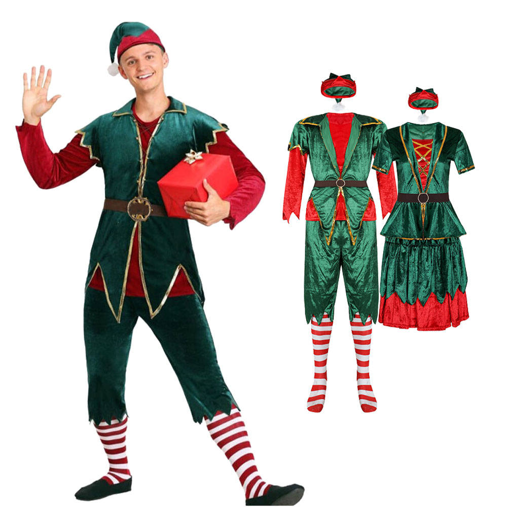 Christmas Santa Claus Costume  - Elf Costume Christmas ulasan dan harga