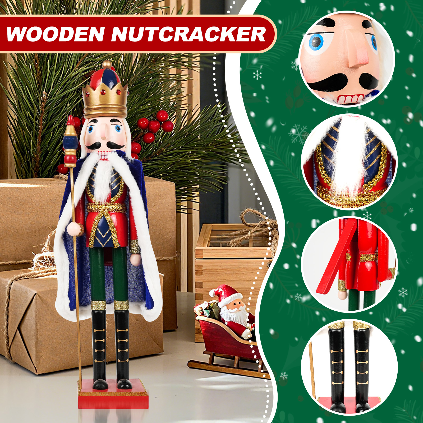 Christmas Nutcracker Decoratio - Nutcracker Figurine ulasan dan harga