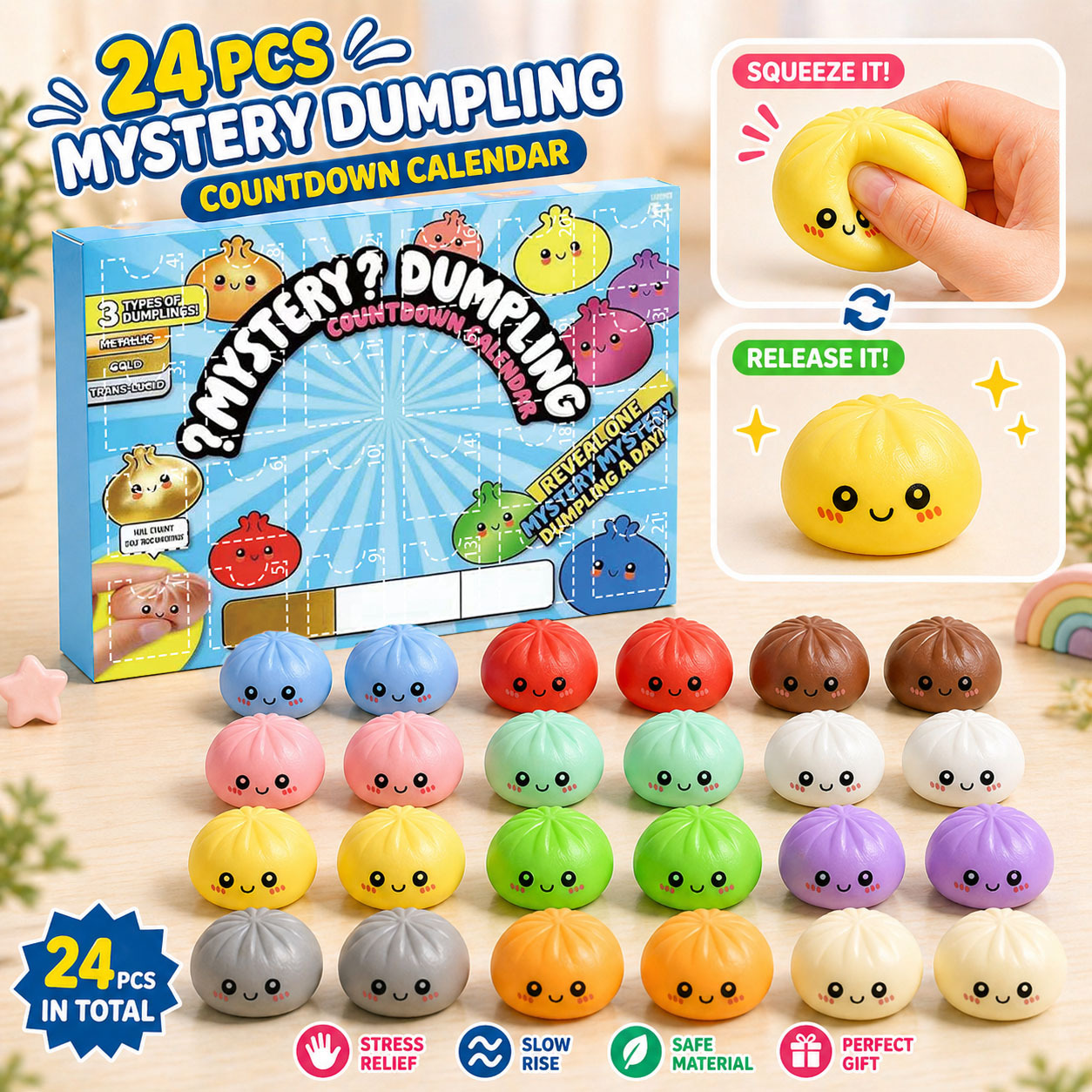 New 24pc Surprise Dumplings My - Advent Calendar Gift ulasan dan harga