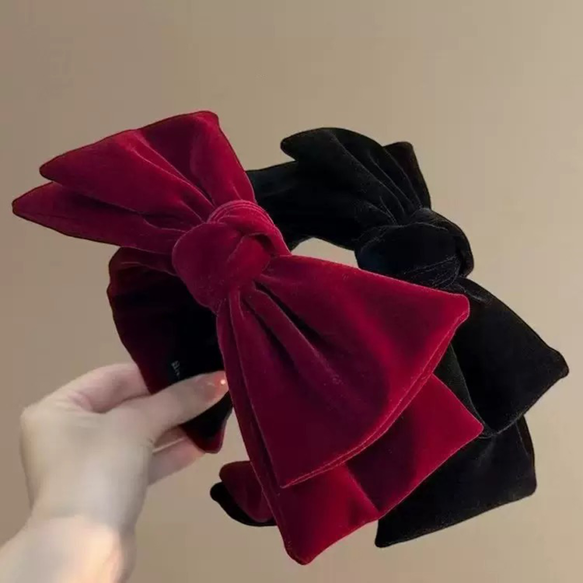 AWAYTR 1pc Large Velvet Bow Ha - Ribbon Bow Gift ulasan dan harga