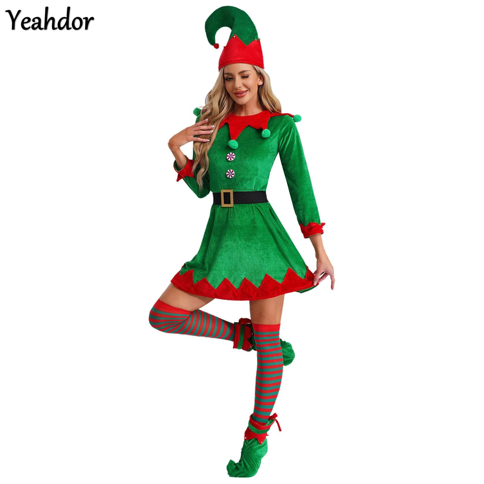 Women Christmas Elf Costumes F - Elf Costume Christmas ulasan dan harga