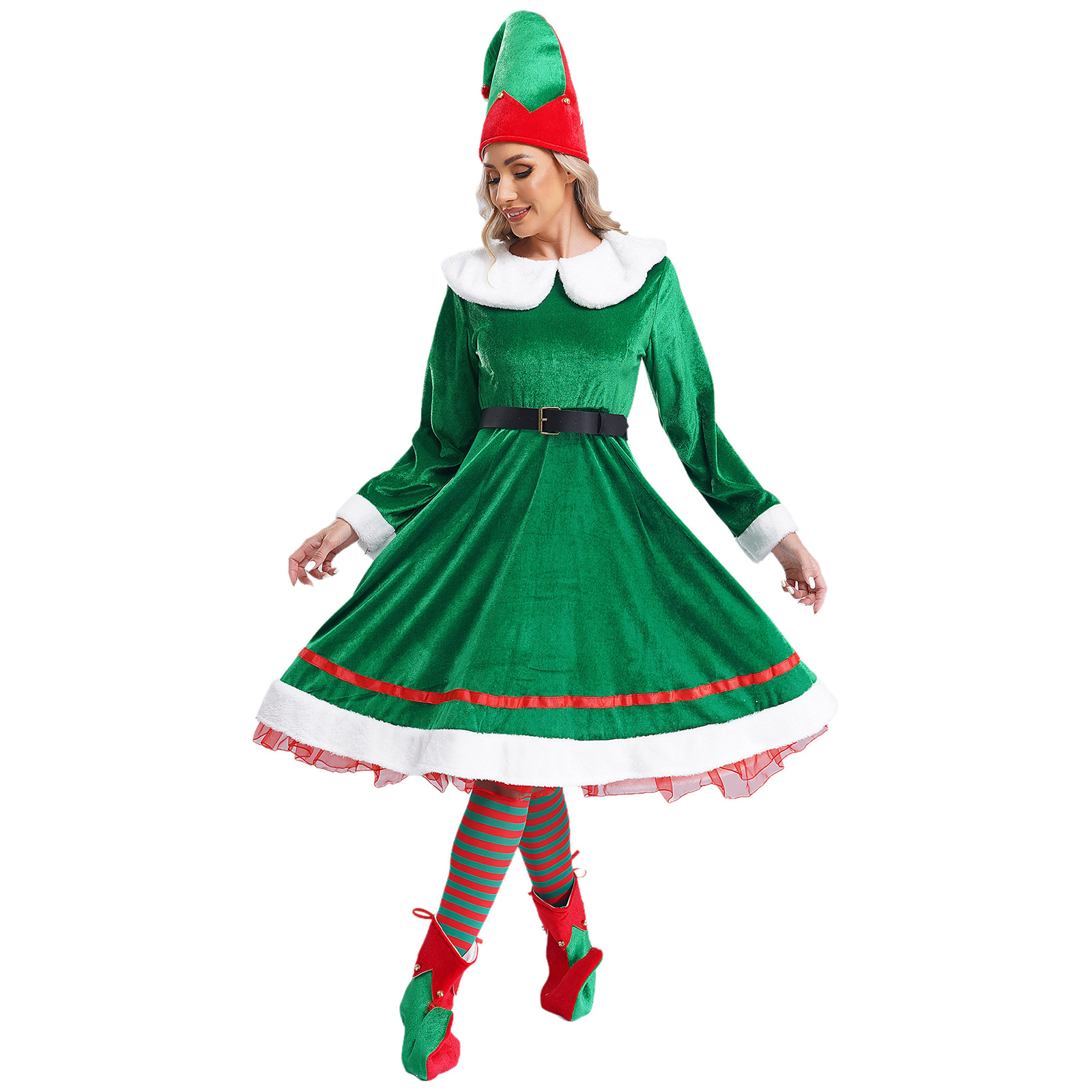 Women Christmas Elf Costumes F - Elf Costume Christmas ulasan dan harga
