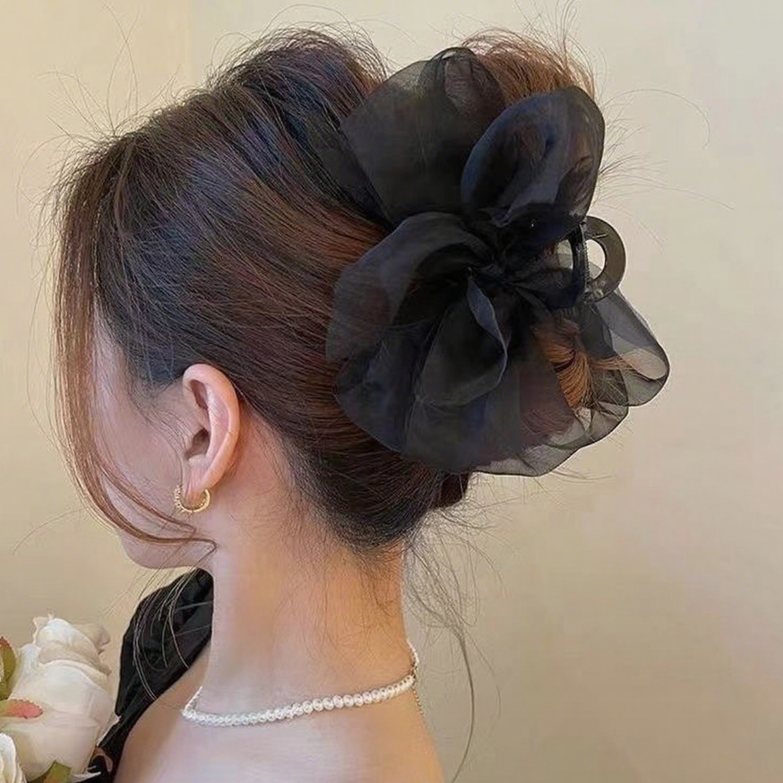 1PCFashion Mesh Tulle Large Bo - Ribbon Bow Gift ulasan dan harga