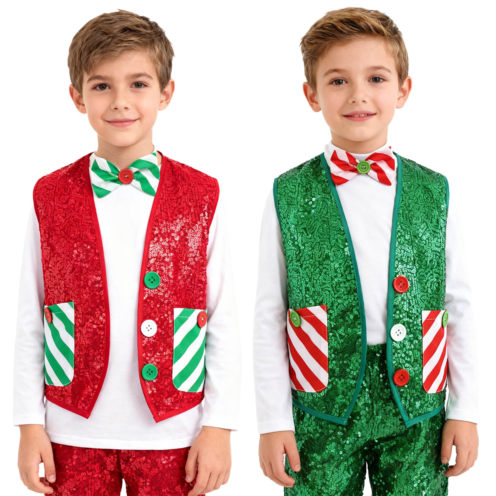 Boys Girls Christmas Party San - Elf Costume Christmas ulasan dan harga