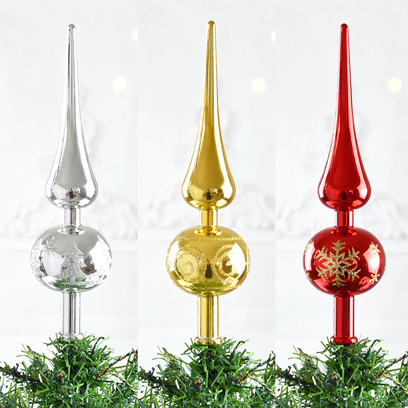 23cm Christmas Tree Topper Red - Star Tree Topper ulasan dan harga