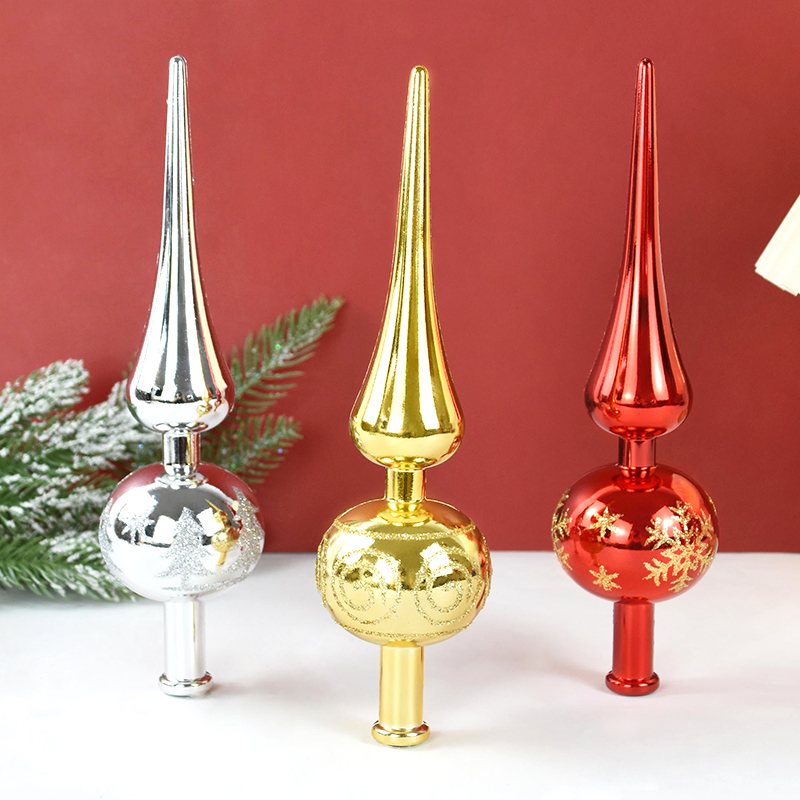 23cm Christmas Tree Topper Red - Star Tree Topper ulasan dan harga