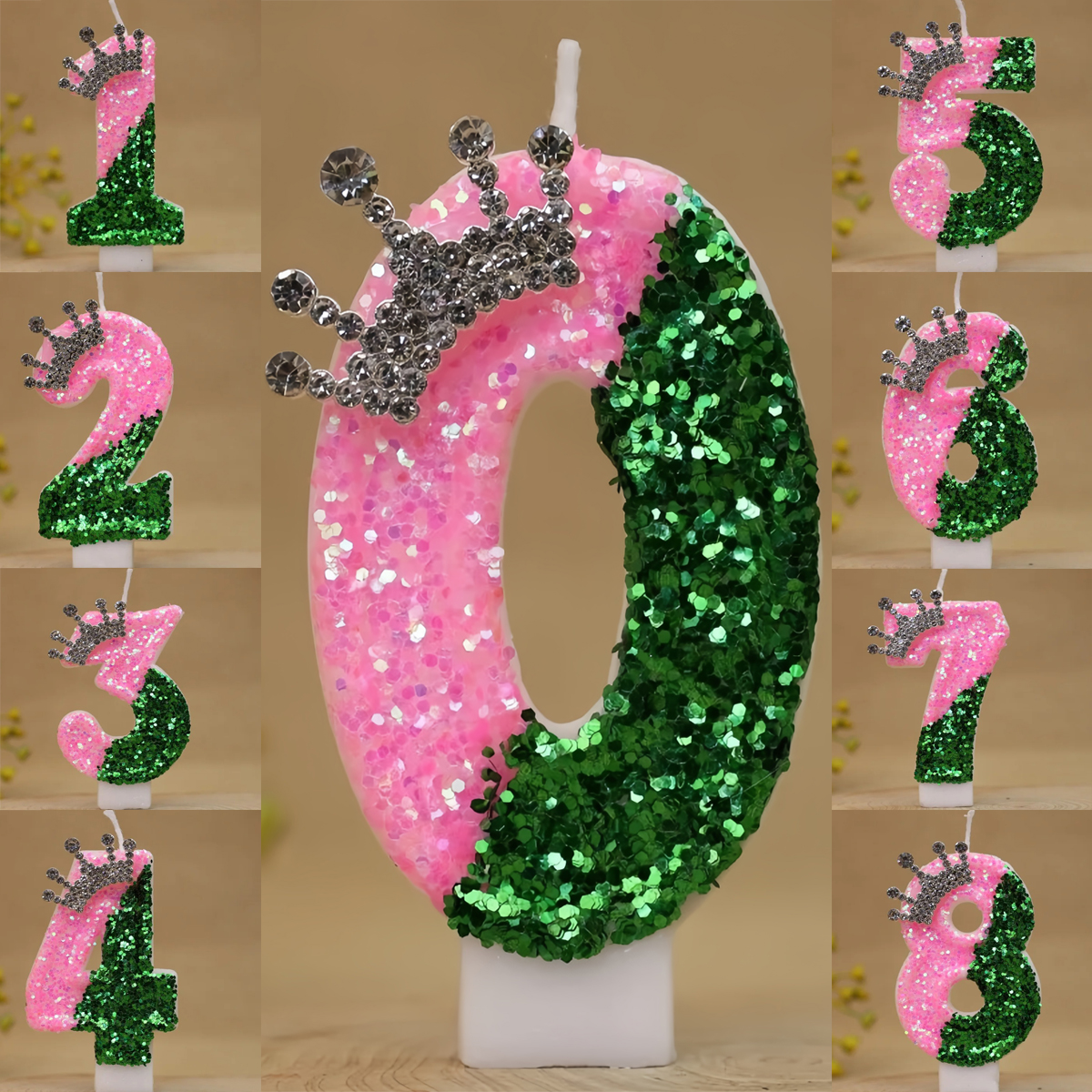 Sparkling Light Green Princess - Holiday Candle Set ulasan dan harga