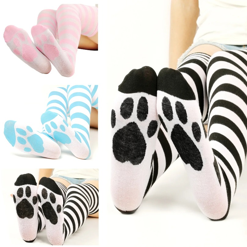 Over Above Knee Socks Womens S - Christmas Stocking Hanging ulasan dan harga